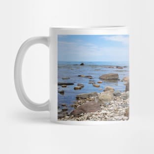 Rock Cairn, Lake Huron, Presque Isle, Michigan Mug